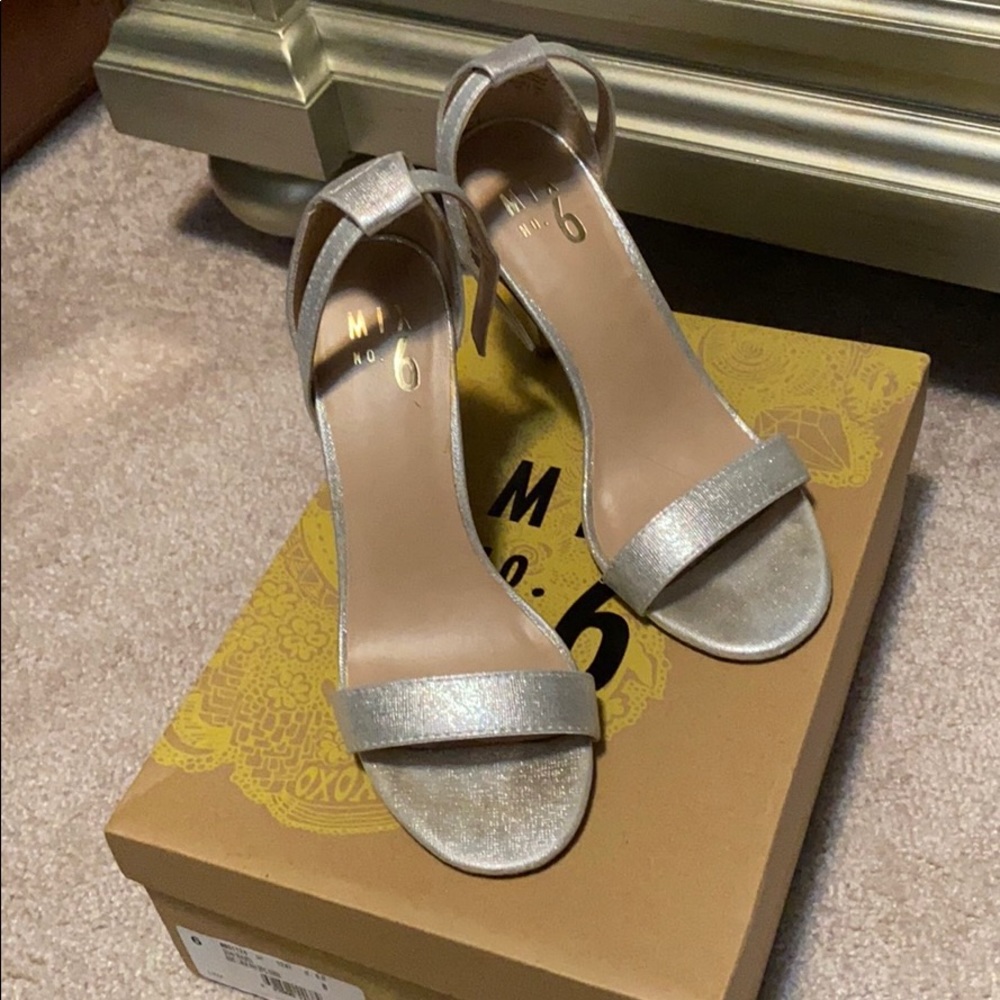 Silver heels